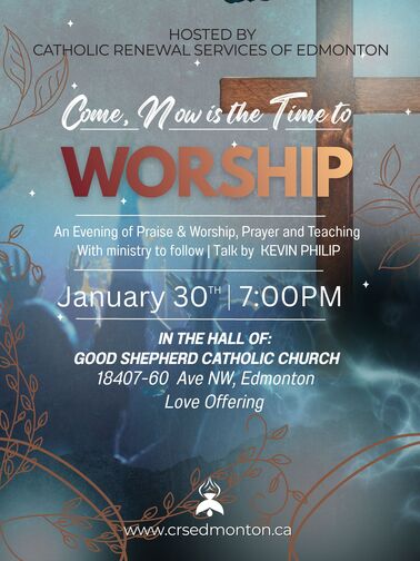 Worship Gathering poster