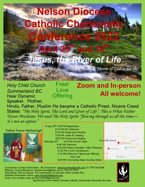 Nelson Diocese Charismatic Conference April 29-30